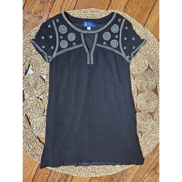 Blue Rain Black & White Mini Dress Size S - Picture 7 of 10
